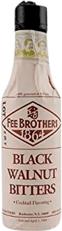 Envio grátis | Schnapps Fee Brothers Bitters Estados Unidos Garrafinha 15 cl Black Walnut — Noz Preta