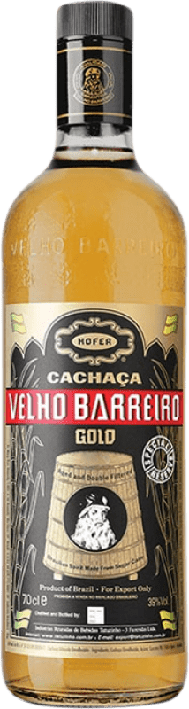 Envoi gratuit | Cachaça Velho Barreiro Gold — Édition Or Brésil 70 cl