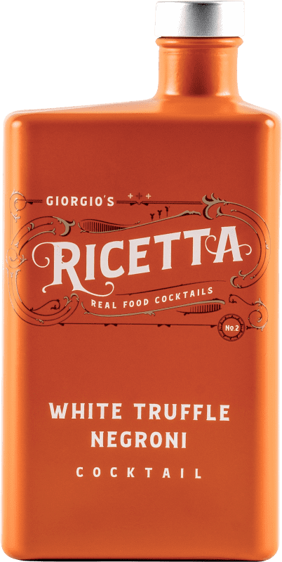 Spedizione Gratuita | Aperitivo Bitter Giorgio's Ricetta Italia Bottiglia Medium 50 cl Negroni, Trufa Blanca — Tartufo Bianco