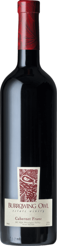 Envoi gratuit | Vin Rouge Burrowing Owl V.G.A. Okanagan Valley Canada Cabernet Franc 75 cl