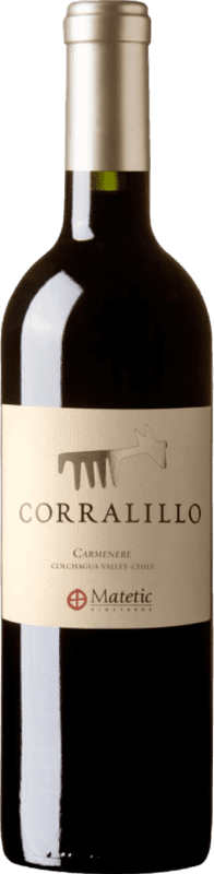 27,95 € | Vino Rosso Matetic Corralillo I.G. Valle de Colchagua Colchagua Valley Chile Carmenère Organic — Bio 75 cl