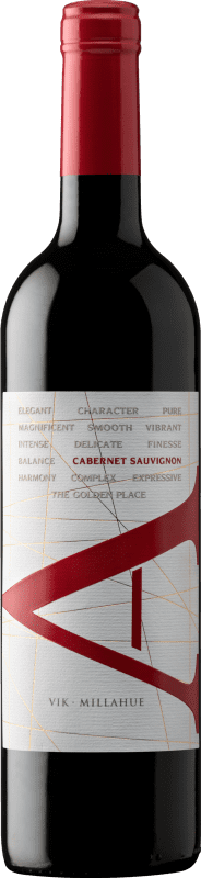 Spedizione Gratuita | Vino Rosso Viña Vik A I.G. Valle del Cachapoal Chile Cabernet Sauvignon 75 cl