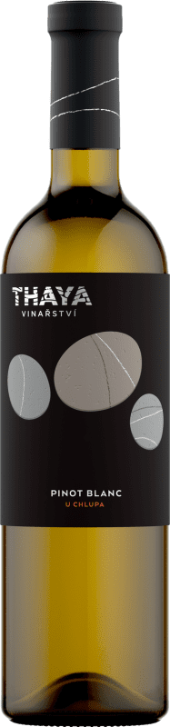Free Shipping | White Wine Thaya U Chlupa I.G. Moravia Moravia Czech Republic Pinot Blanc 75 cl