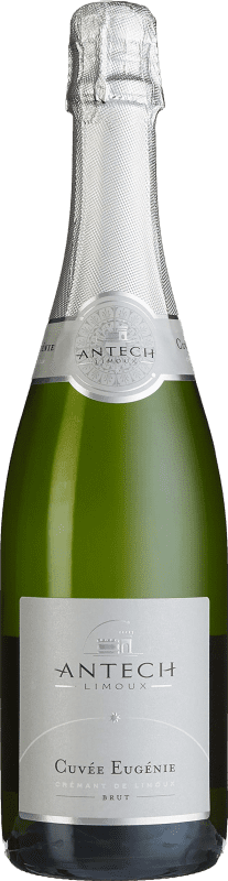 Envoi gratuit | Vin Mousseux Blanc Antech Eugenie Cuvée A.O.C. Crémant de Limoux Languedoc France Chardonnay, Chenin, Mauzac 75 cl