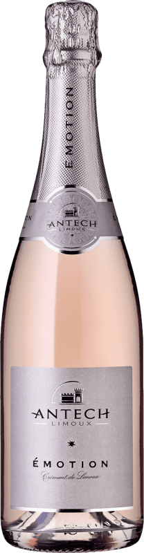 Spedizione Gratuita | Spumante Rosato Antech Emotion Rosé — Rosato A.O.C. Crémant de Limoux Languedoc Francia Pinot Nero, Chardonnay, Chenin, Mauzac 75 cl