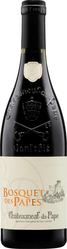 免费送货 | 红葡萄酒 Bosquet des Papes 传统 A.O.C. Châteauneuf-du-Pape 罗纳 法国 Syrah — 西拉, Garnacha — 歌海娜, Mourvèdre — 穆尔韦德尔 75 cl