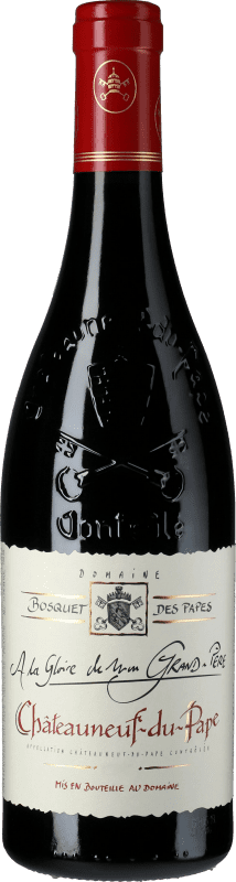 免费送货 | 红葡萄酒 Bosquet des Papes A la Gloire de Mon Grand Père A.O.C. Châteauneuf-du-Pape 罗纳 法国 Garnacha — 歌海娜, Cinsault — 珍梭 75 cl