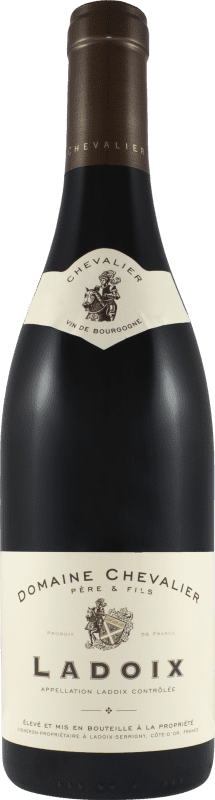 Бесплатная доставка | Красное вино Domaine Chevalier Père et Fils A.O.C. Ladoix Бургундия Франция Pinot Noir — Пино Нуар 75 cl