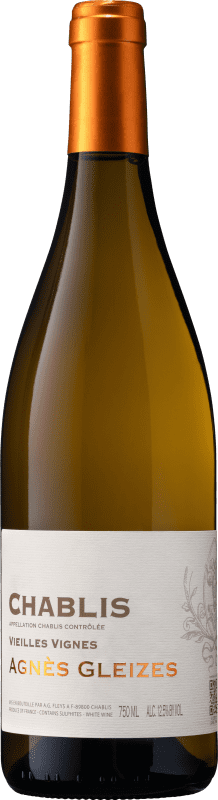 Free Shipping | White Wine Gautheron Agnès Gleizes VV Vieilles Vignes — Old Vines A.O.C. Chablis Burgundy France Chardonnay 75 cl