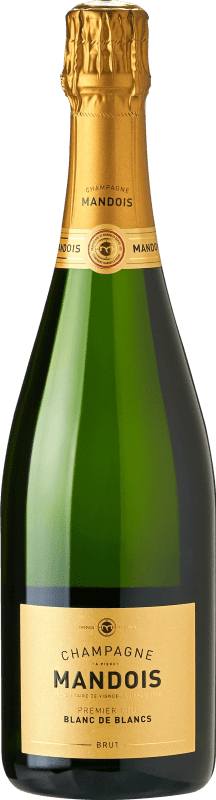Spedizione Gratuita | Spumante Bianco Mandois 1er Premier Cru, Blanc de Blancs A.O.C. Champagne champagne Francia Chardonnay 75 cl
