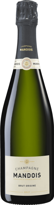 66,95 € 免费送货 | 白起泡酒 Mandois Origine Brut — 起泡酒 干型 A.O.C. Champagne