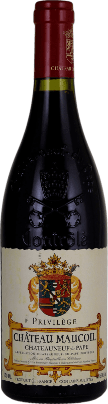 Envío gratis | Vino Tinto Château Maucoil Privilège A.O.C. Châteauneuf-du-Pape Rhône Francia Organic — Ecológico 75 cl