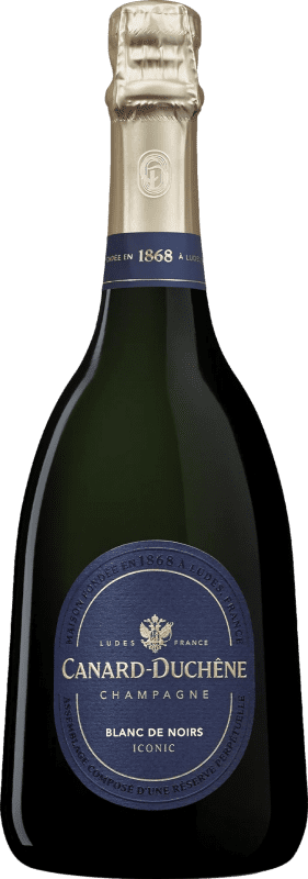 59,95 € | 白のスパークリングワイン Canard Duchêne Iconic Blanc de Noirs A.O.C. Champagne シャンパン フランス Pinot Noir — ピノ・ノワール, Pinot Meunier — ピノ・ムニエ 75 cl