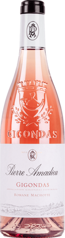 Envoi gratuit | Vin Rosé Pierre Amadieu Romane Machotte Rosé A.O.C. Gigondas Rhône France Syrah, Garnacha — Grenache, Cinsault 75 cl