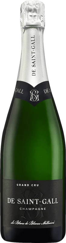 免费送货 | 白起泡酒 Saint Gall Grand Cru, Blanc de Blancs A.O.C. Champagne 香槟酒 法国 Chardonnay — 莎当妮 75 cl
