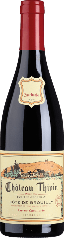 免费送货 | 红葡萄酒 Château Thivin. Zaccharie Cuvée A.O.C. Côte de Brouilly 博若莱 法国 Gamay — 佳美 75 cl
