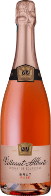 Vitteaut Alberti Pinot Noir Brut Crémant de Bourgogne Rosé 75 cl