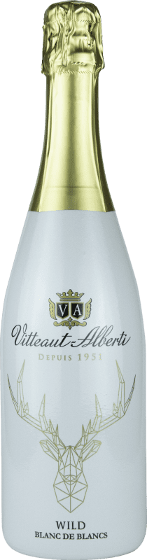 19,95 € | White Sparkling Wine Vitteaut Alberti Traditional, Blanc de Blancs A.O.C. Bourgogne Burgundy France Chardonnay 75 cl