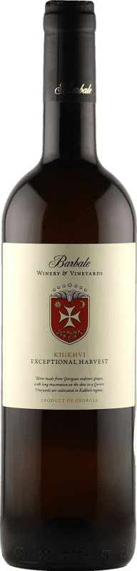 Envío gratis | Vino Naranja Barbale Rkatsiteli Khikhvi I.G. Kakheti Kakheti Georgia Rkatsiteli, Khikhvi Organic — Ecológico 75 cl