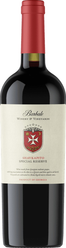 Envío gratis | Vino Tinto Barbale Shavkapito Reserva Kartli Georgia Organic — Ecológico 75 cl