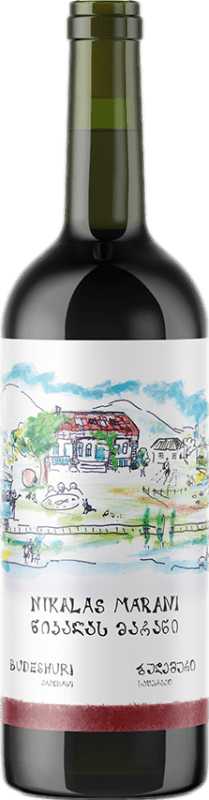 Envio grátis | Vinho Tinto Nikalas Marani Budeshuri I.G. Kakheti Kakheti Georgia Saperavi 75 cl