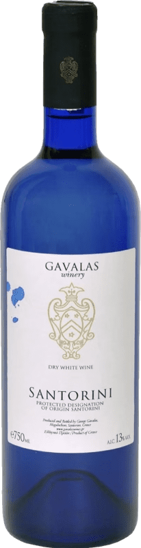 Envoi gratuit | Vin Blanc Gavalas P.D.O. Santorini Santorini Grèce Assyrtiko 75 cl
