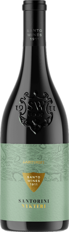 37,95 € | Vinho Branco Santo Nykteri P.D.O. Santorini Santorini Grécia Aïdani, Assyrtiko, Athiri 75 cl