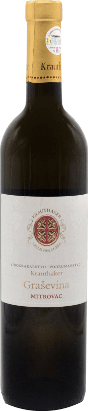 21,95 € | 白ワイン Krauthaker Mitrovac Grasevina Kutjevo クロアチア Welschriesling — ヴェルシュリースリング 75 cl