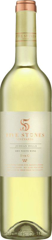 送料無料 | 白ワイン Five Stones D vs G P.D.O. Judean Hills イスラエル Gewürztraminer — ゲヴュルツトラミネール, Sauvignon — ソーヴィニヨン 75 cl Kosher — コーシャ