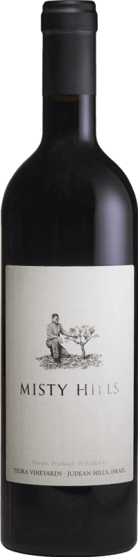 Envoi gratuit | Vin Rouge Tzora Misty Hills P.D.O. Judean Hills Israël Syrah, Cabernet Sauvignon Organic — Biologique 75 cl Kosher