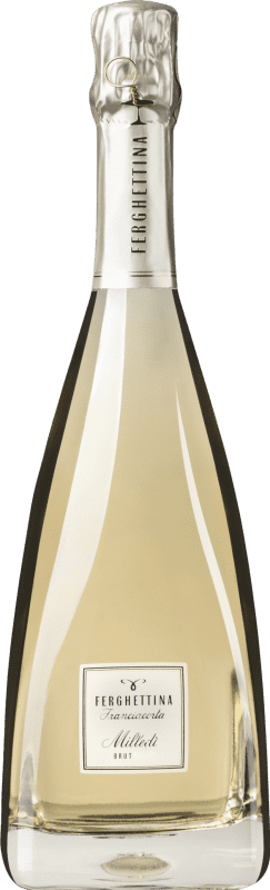 Kostenloser Versand | Weißer Sekt La Ferghettina Milledi Brut — Herb D.O.C.G. Franciacorta Lombardei Italien Chardonnay 75 cl