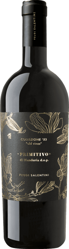Envoi gratuit | Vin Rouge Feudi Salentini 53 Old Vines — VV Vieilles Vignes, Collection D.O.C. Primitivo di Manduria Pouilles Italie Primitivo 75 cl