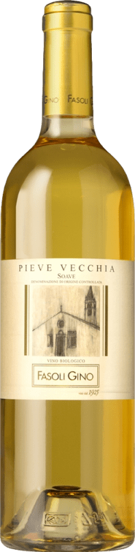 Бесплатная доставка | Белое вино Fasoli Gino Pieve Vecchia D.O.C. Soave Венето Италия Garganega — Гарганега Organic — Органический 75 cl