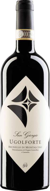 Free Shipping | Red Wine Grattamacco San Giorgio Ugolforte D.O.C.G. Brunello di Montalcino Tuscany Italy Sangiovese 75 cl