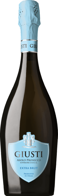 Envio grátis | Espumante Branco Giusti Extra Brut — Extra Bruto Superior D.O.C.G. Asolo Prosecco Vêneto Itália Glera 75 cl