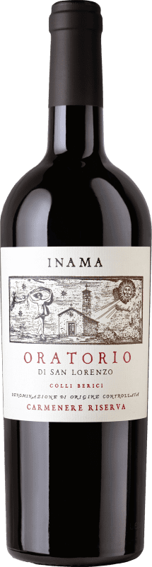 Бесплатная доставка | Красное вино Inama Oratorio San Lorenzo I.G.T. Veneto Венето Италия Carmenère — Карменер Organic — Органический 75 cl