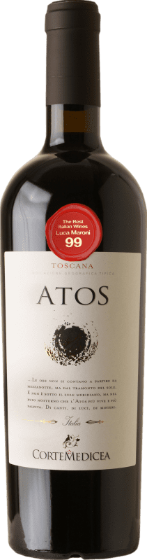 Envio grátis | Vinho Tinto La Bollina Corte Medicea Atos I.G.T. Toscana Tuscany Itália Merlot 75 cl