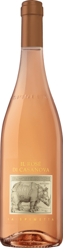 Envio grátis | Vinho Rosé La Spinetta Casanova Rosé I.G.T. Toscana Tuscany Itália Sangiovese Organic — Bio 75 cl