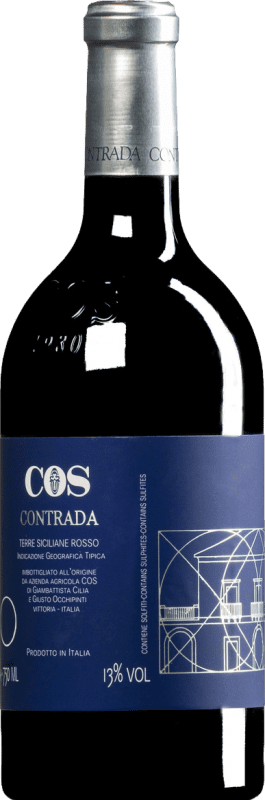 Kostenloser Versand | Rotwein Azienda COS. Contrada I.G.T. Terre Siciliane Sizilien Italien Nero d'Avola Organic — Bio 75 cl