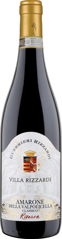 Envio grátis | Vinho Tinto Rizzardi Villa Reserva D.O.C.G. Amarone della Valpolicella Vêneto Itália 75 cl