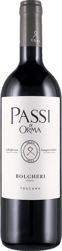Envio grátis | Vinho Tinto Tenuta Sette Ponti Passi di Orma I.G.T. Toscana Tuscany Itália Merlot, Cabernet Sauvignon, Cabernet Franc 75 cl