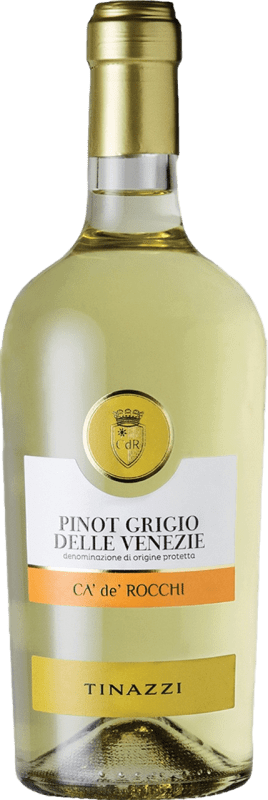 Envio grátis | Vinho Branco Ca' de'Rocchi I.G.T. Veneto Vêneto Itália Pinot Cinzento 75 cl