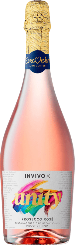 Envio grátis | Espumante Rosé Invivo X Unity Rosé D.O.C. Prosecco Vêneto Itália Pinot Noir, Glera 75 cl