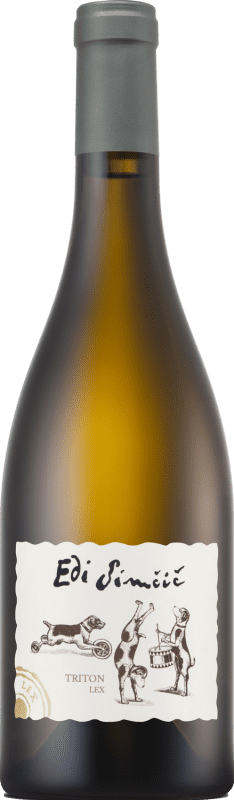 Envio grátis | Vinho Branco Edi Simcic Triton Lex I.G. Primorska Goriška Brda Eslovênia Chardonnay, Pinot Cinzento, Pinot Branco, Sauvignon 75 cl