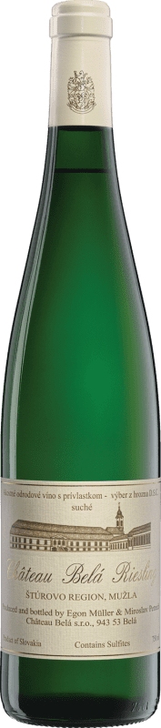 Free Shipping | White Wine Egon Müller Château Bela Slovakia Riesling 75 cl