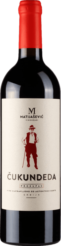 Envío gratis | Vino Tinto Matijasevic Cukundeda Serbia Prokupac 75 cl