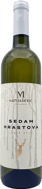 Envío gratis | Vino Blanco Matijasevic Sedam Hrastova Serbia Pinot Blanco, Sauvignon 75 cl