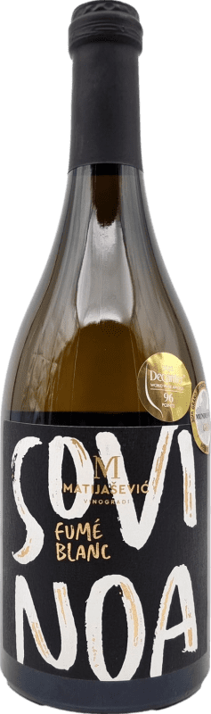Envío gratis | Vino Blanco Matijasevic SoviNoa Fumé Serbia Sauvignon 75 cl