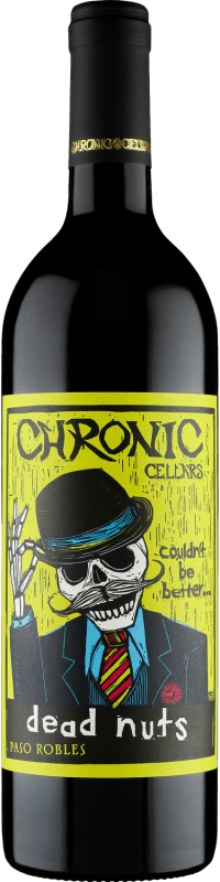 Envoi gratuit | Vin Rouge Chronic Dead Nuts Californie États Unis Zinfandel 75 cl