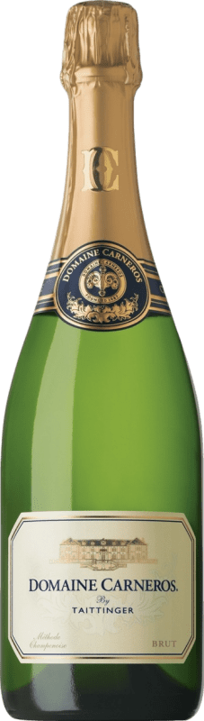 49,95 € | White Sparkling Wine Taittinger Domaine Carneros Brut California United States Pinot Noir, Chardonnay 75 cl